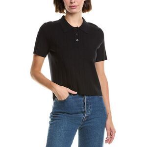 Serenette Womens  Polo Shirt, Black